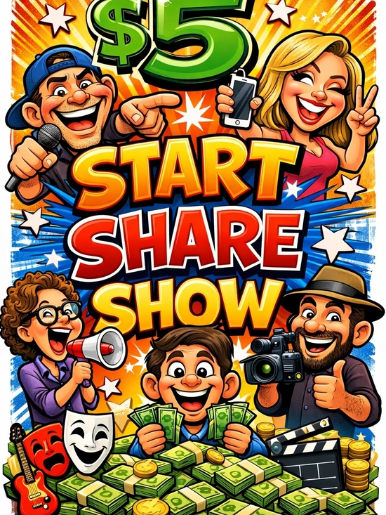 Other - Start Share Show Party Poster - Bright Multicolor